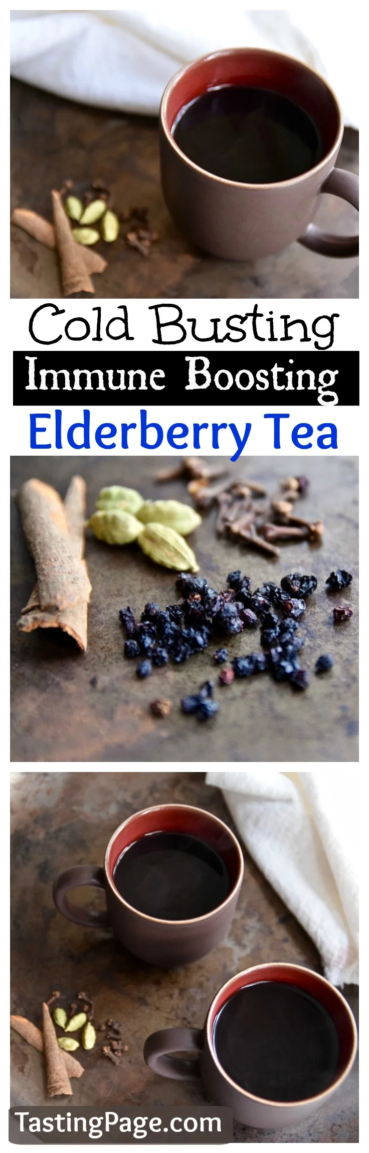 Immune Boosting Elderberry Tea — Tasting Page